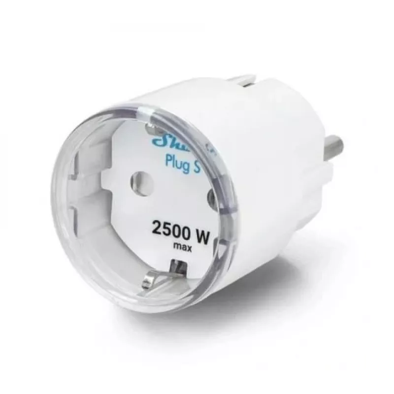 Smart-Steckdose Shelly Wave Plug S Z-Wave 800 — intelligente Steckdose, Z-Wave 800, 230 V, 12 A, Leistungs- und Energiemessung