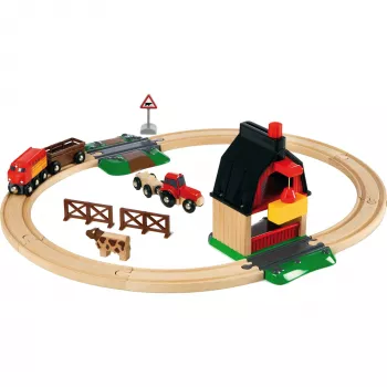BRIO 33719 Bauernhof-Zugset, 20 Teile