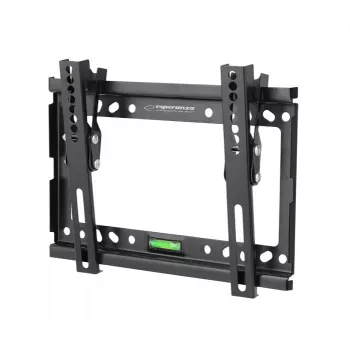 Wall TV mount ESPERANZA ERW010 for 14 inch–50 inch (35.6–127 cm), tilt 15°, VESA 75x75–200x200, max load 25 kg, Schwarz