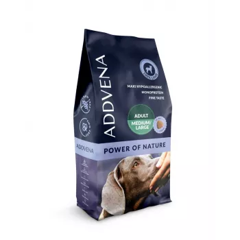 ADDVENA Power of Nature Adult Medium/Large Lamb - Trockenfutter für Hunde - 10kg