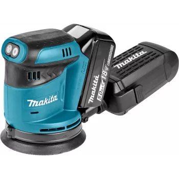 Makita DBO180RTJ - Exzenterschleifer - Akku - 125 mm - 2 Batterien - 18 V (DBO180RTJ)