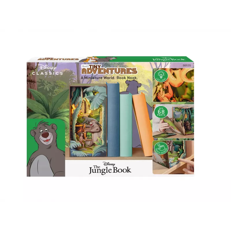 Plastikmodellbausatz REVELL Disney Das Dschungelbuch Tiny Adventures 00535 – Steckfiguren, Sammlerdisplay