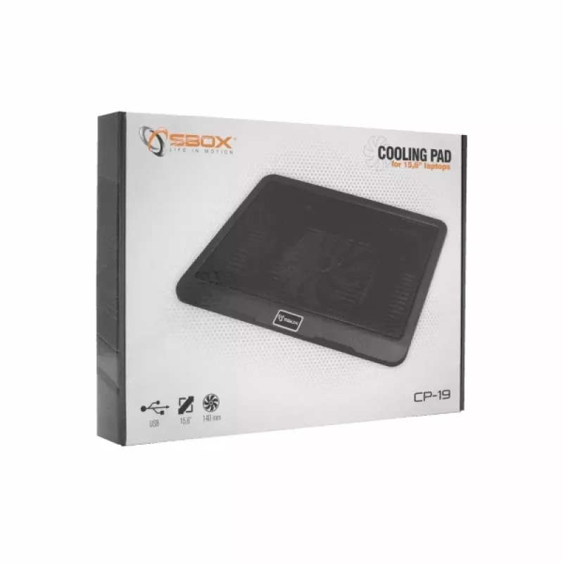 Sbox CP-19 Kühlpad für 15,6-Zoll-Laptops