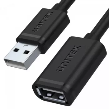 USB-Kabel UNITEK Y-C447GBK 0,5m USB 2.0 Schwarz