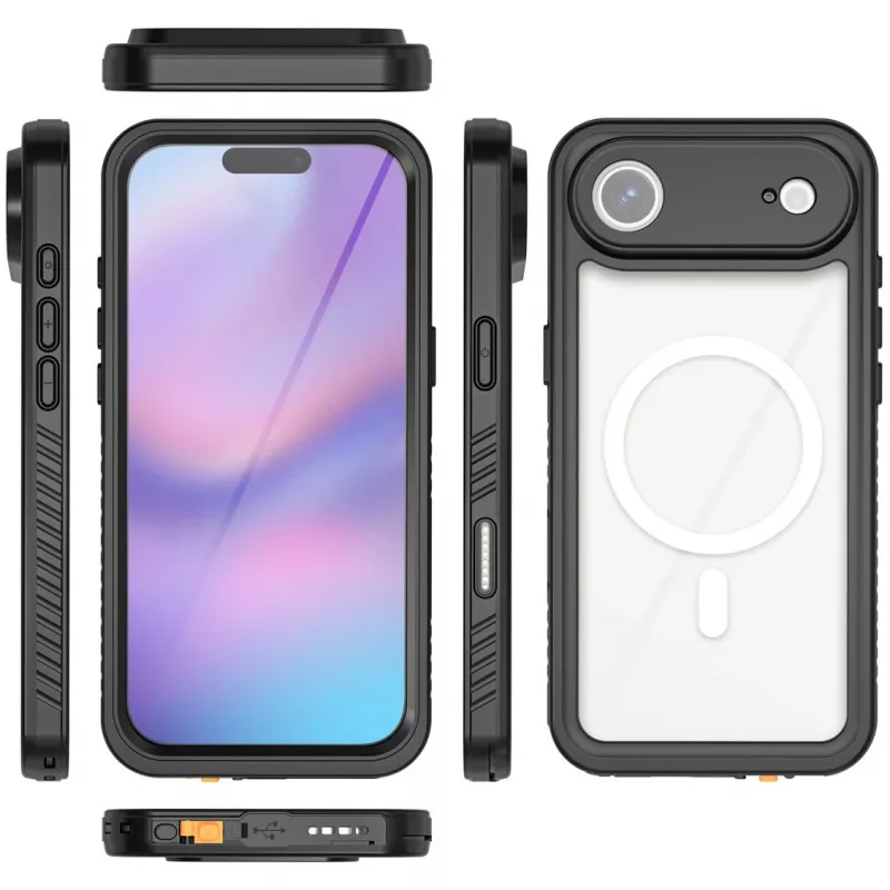 Cover 4smarts iPhone 17 Air 16.8 cm Schwarz Transparent