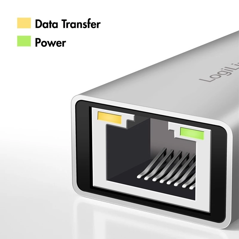 USB-A/-C auf 2,5G Ethernet-Adapter, grau