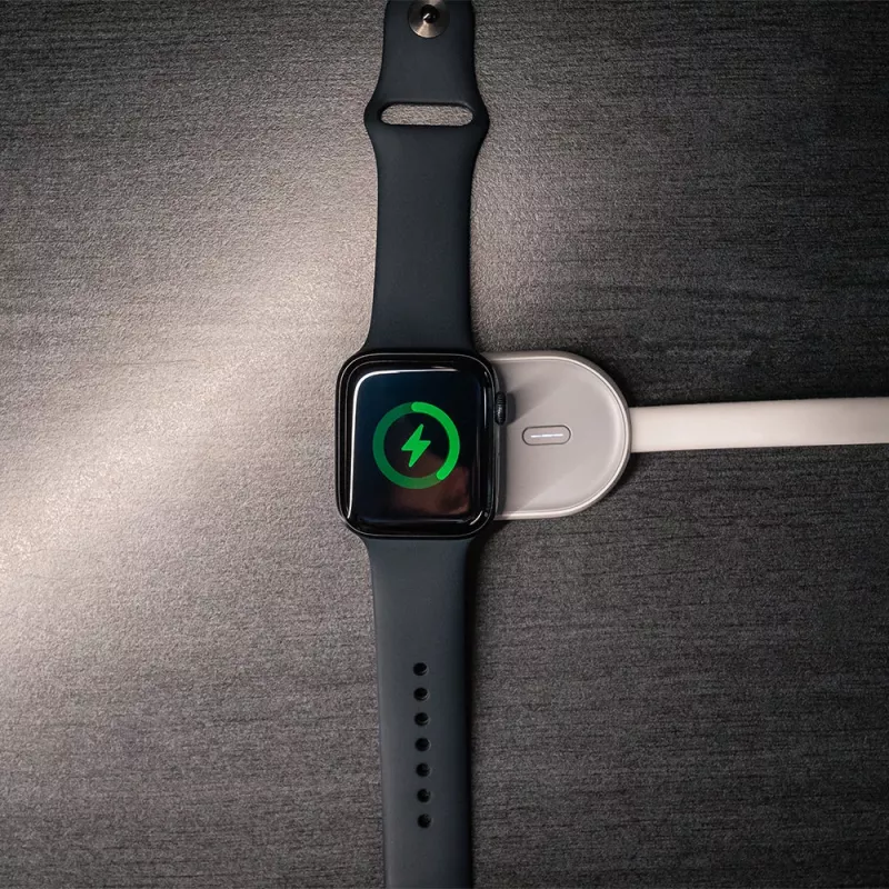 Kabelloses Powerbank-Ladegerät Tellur TLL151441 1200 mAh für Apple Watch – tragbares kabelloses Ladegerät