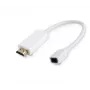 Microconnect HDMMDP Videoadapterkabel 0,1 m HDMI Typ A (Standard) Mini DisplayPort Weiß