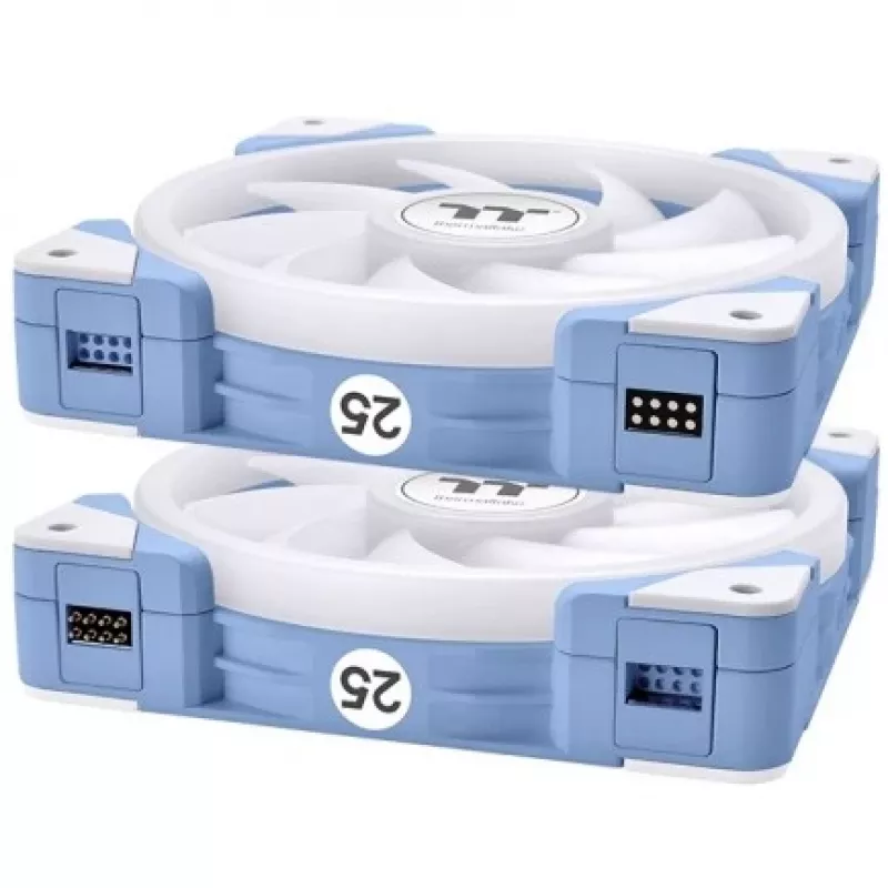 Thermaltake SWAFAN EX14 ARGB 140mm 3er-Pack Gehäuselüfter - Hortensienblau