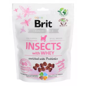 Brit Care Dog Insects & Whey Hundeleckerli, 200 g