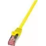 Netzwerkkabel LogiLink 2m RJ-45 Cat6 S/FTP Gelb