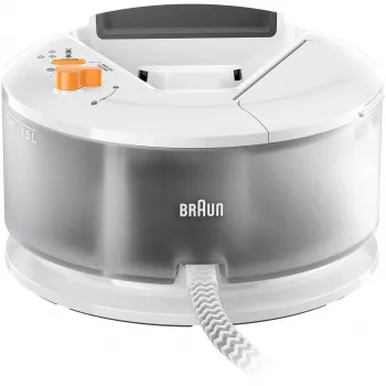Braun CareStyle Compact IS 2132 2400 W 1,5 L EloxalPlus-Bügelsohle Orange, Weiß