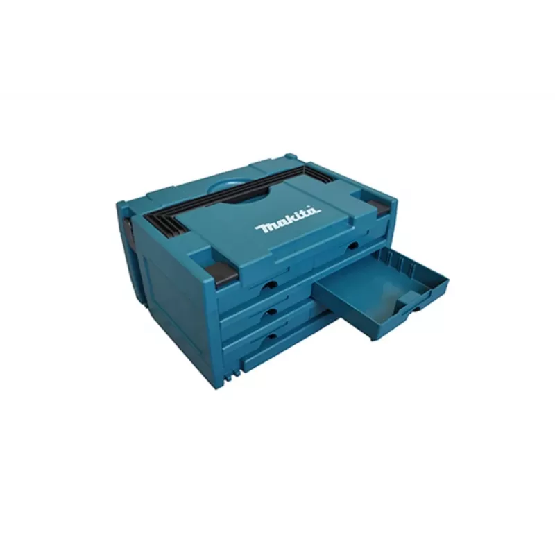 Makita MAKSTOR 3.6 Kleinteilebox Schwarz, Blau