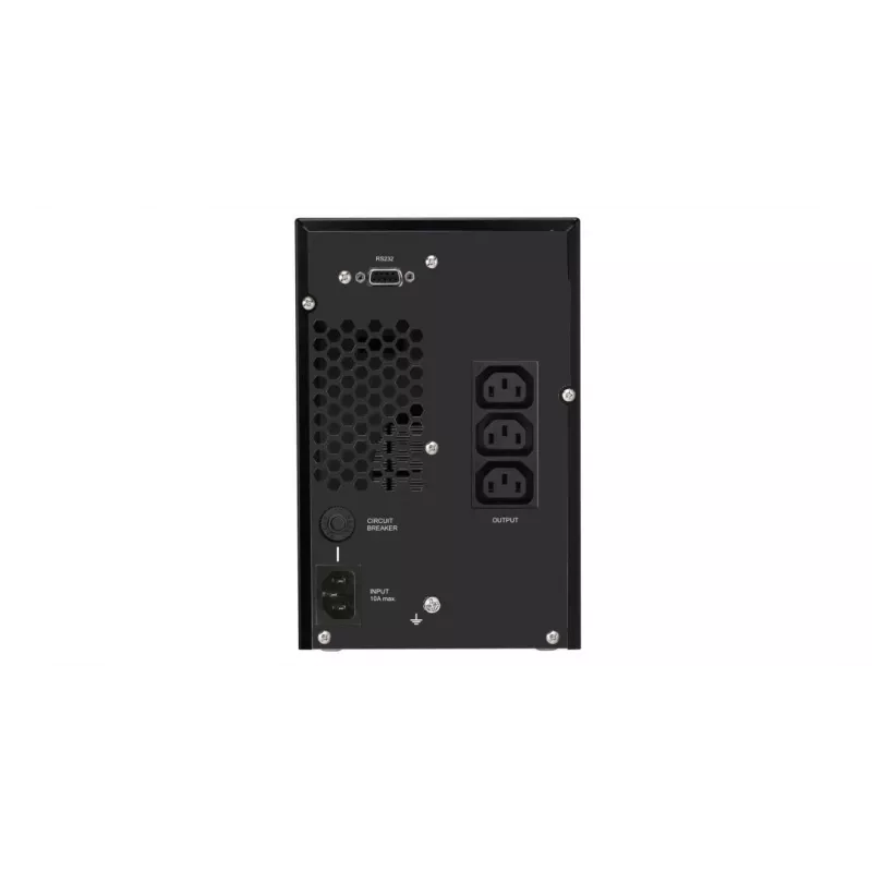 Infosec E4 Value 1000 unterbrechungsfreie Stromversorgung (USV) Doppelwandler (Online) 1 kVA 3 AC-Ausgänge