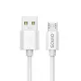 Savio USB 2.0 USB A - Micro USB Weiß CL-167 3 m Kabel