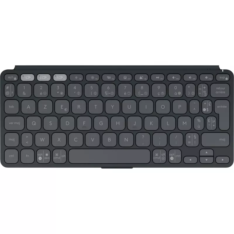 Logitech Keys-To-Go 2 Tastatur Universal Bluetooth AZERTY Französisch Graphit