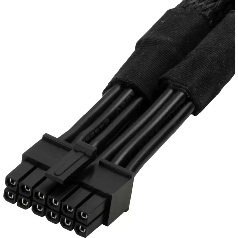Stromversorgungskabel SILVERSTONE SST-PP12-PCIE 12V PCIe-Stecker für Grafikkarten