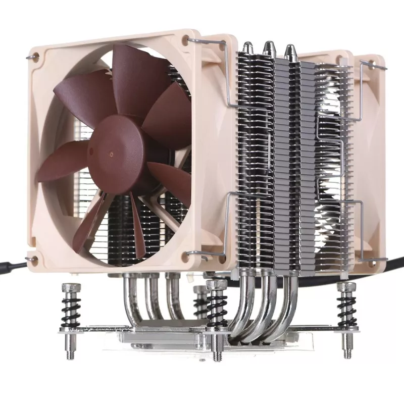 Prozessorkühler Noctua NH-U9DX i4, Aluminium-Kühlkörper mit zwei 92-mm-Lüftern, Höhe 125 mm, für LGA 2011-v3