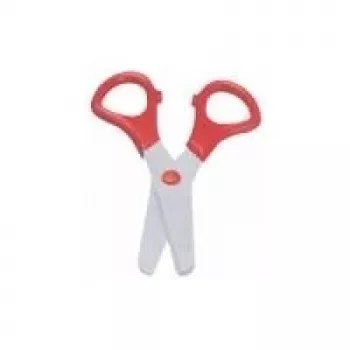 Wedo 74 72 Universalschere mit geradem Schnitt Rot Büro- und Bastelschere (7472)
