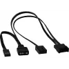 AEROCOOL 120-mm-Gehäuselüfter Saturn 12F ARGB, 120x25 mm, 12 V, PWM, 1000 U/min, 35,8 CFM, 19,6 dB