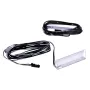 Regalmontierte LED-Leuchte cama meble 4LED BI — rechteckig, Aufbau, kaltweiß, schwarz