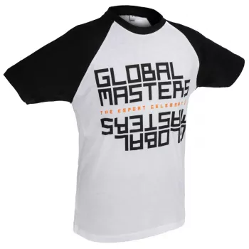 Global Masters T-Shirt GM Text - Weiß (M)
