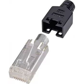 Renkforce H9540.4-10 Kabelverbinder RJ45 Schwarz - Silber - Transparent (H9540.4-10)