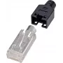 Renkforce H9540.4-10 Kabelverbinder RJ45 Schwarz - Silber - Transparent (H9540.4-10)