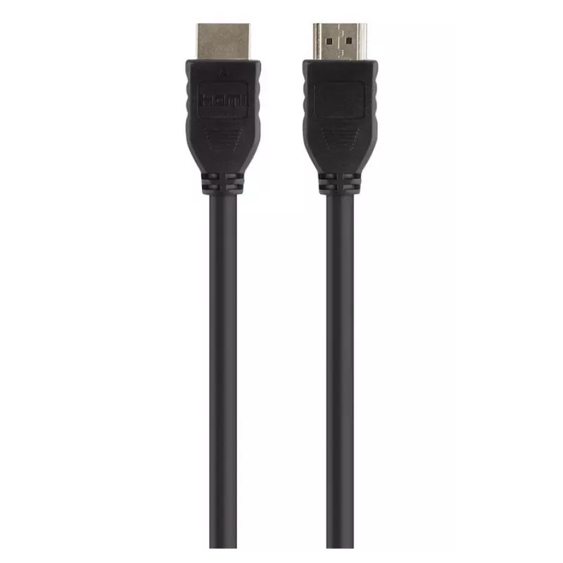 Belkin Standard - HDMI-Kabel - HDMI (M) auf HDMI (M) - 3 m - Doppelisolierung - Schwarz - 4K-Unterstützung