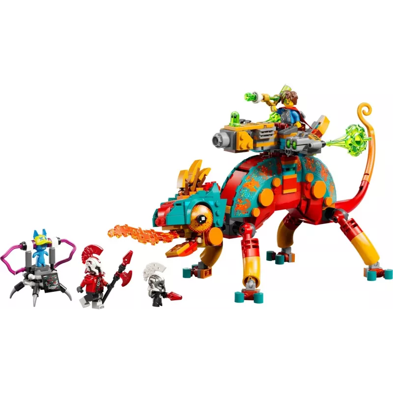 Konstruktionsspielzeug LEGO 71492 Dreamzz Mateos Feuerchamäleon-Spielset, Bausteinmodell für fantasievolles Bauen
