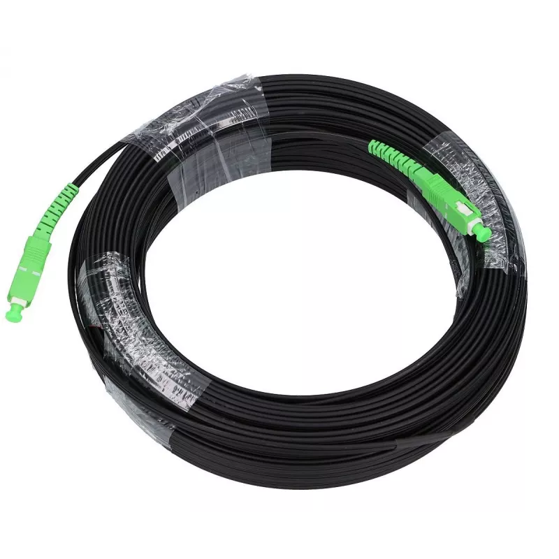 Glasfaserkabel Extralink EX.19348 15 m SC–SC FTTH G.657.A2 Schwarz/Grün
