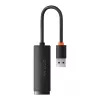 Baseus Lite Series USB auf RJ45 Netzwerkadapter, 100Mbit/s (schwarz)