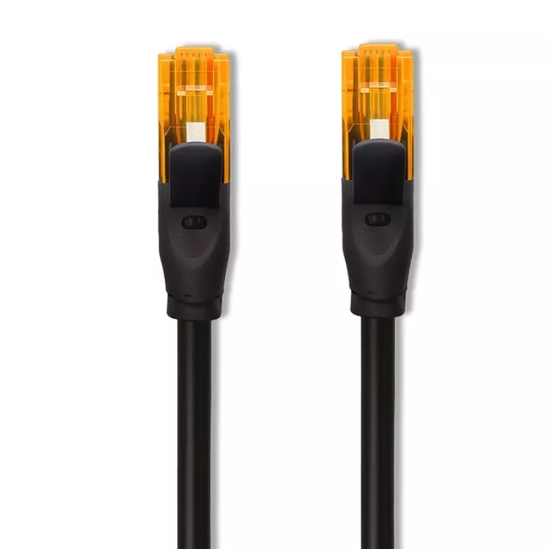 UTP-Patchkabel QOLTEC 30 m Cat6 2×RJ45 schwarz