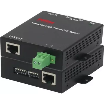 ROLINE 21.13.1173 - Gigabit Ethernet - 10,100,1000 Mbit/s - IEEE 802.3af,IEEE 802.3at - Cat5,Cat6 - Schwarz - Überstrom - Überhitzung - Kurzschluss - Unterspannung (21.13.1173)