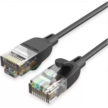 Netzwerkkabel Vention IBIBG Cat6A UTP schlank-Patchkabel, 1,5 m, schwarz