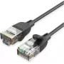 Netzwerkkabel Vention IBIBG Cat6A UTP schlank-Patchkabel, 1,5 m, schwarz