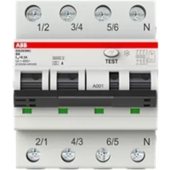 ABB RCBO Schalter DS203NCA-C32/03P+N DS203NC C32 A30 - Miniatur-Leitungsschutzschalter - 55°C-55°C (2CSR256140R1324)