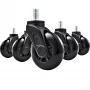 Rollen Sharkoon SW10 Schwarz PU-Kunststoff