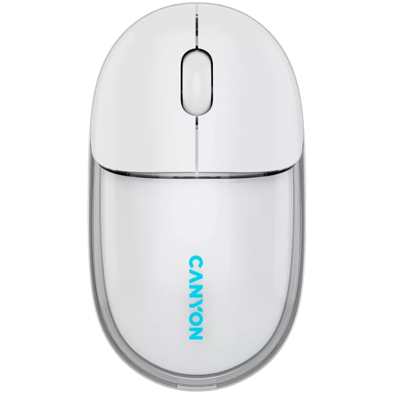 CANYON Maus OnClick 24 BT/ Wireless Transparent/Weiß