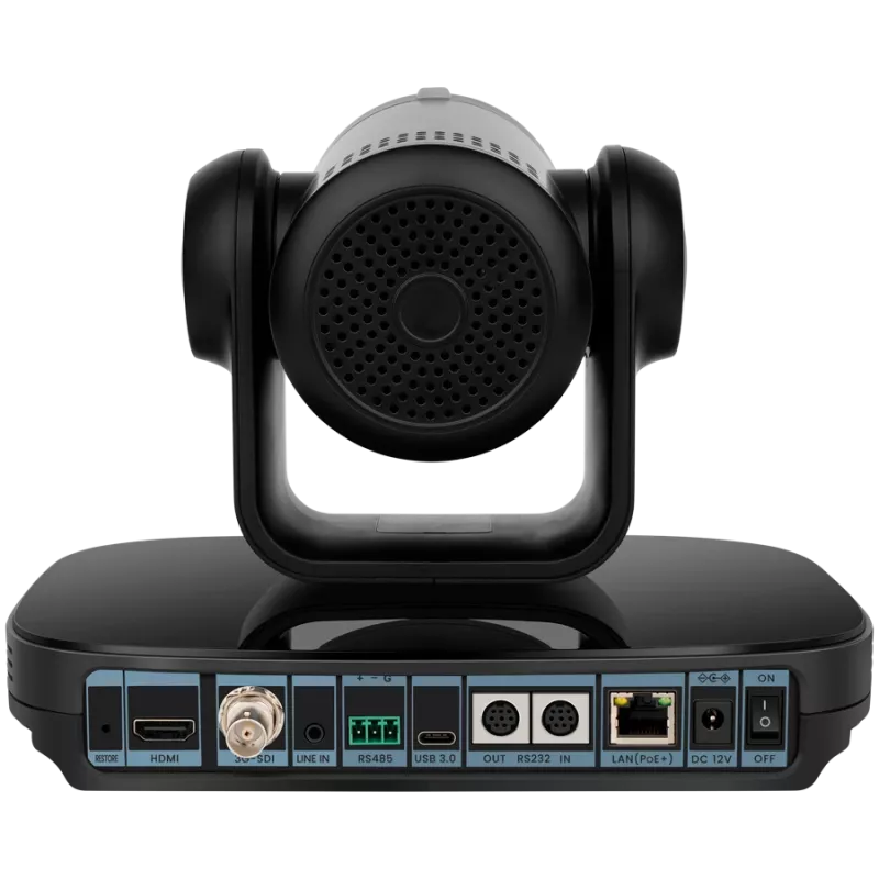 Prestigio Videokonferenz 4K PTZ-Kamera Alpha — 4K UHD, 8,4 MP, PTZ, KI, PoE, HDMI 2.0/USB 3.0/RJ45/3G-SDI (kein Mikrofon)