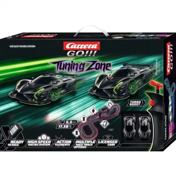 Slot-Car-Rennbahn CARRERA GO!!! Tuning Zone 5,3 m Streckenlänge