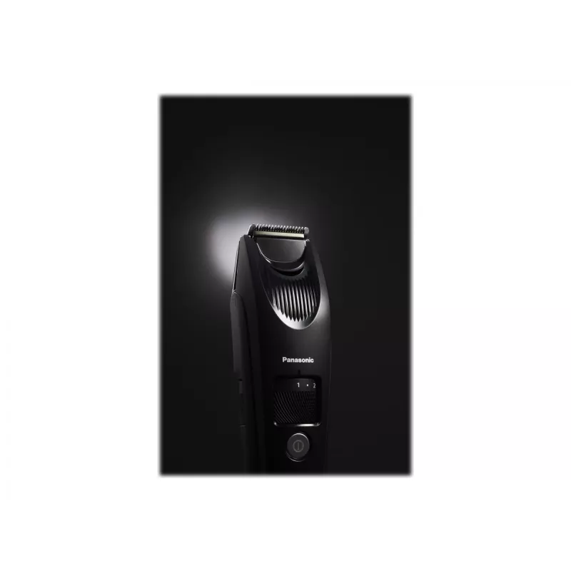 Barttrimmer Panasonic ER-SB40-K803 — 0,5–10 mm, 19 Stufen, Li-Ion, kabellos/Netzbetrieb, schwarz