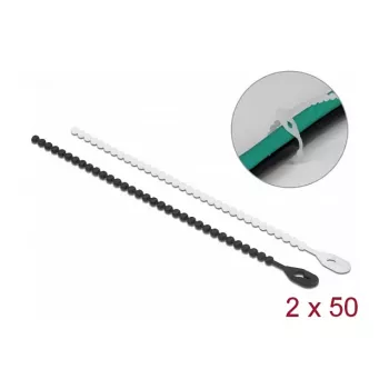 Perl-Kabelbinder DeLOCK 19506 L 120 x B 3,6 mm 100 Stück