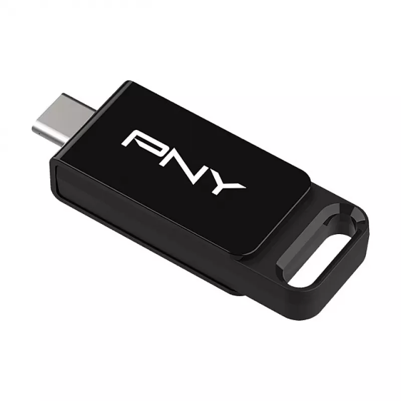 PNY Elite, 64 GB, USB Typ-C, 3.2 Gen 1 (3.1 Gen 1), 120 MB/s, Dia, Schwarz