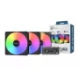 Montech GF120 V2 ARGB Computergehäuse-Lüftermodul 12 cm Schwarz 3 St.