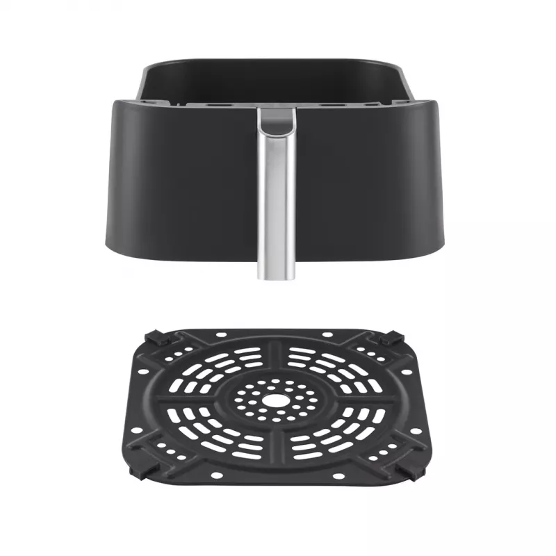 Heißluftfritteuse Ninja AF140EU Single 4,7 L 1750 W Schwarz, 4 Programme, LCD, Knusperplatte