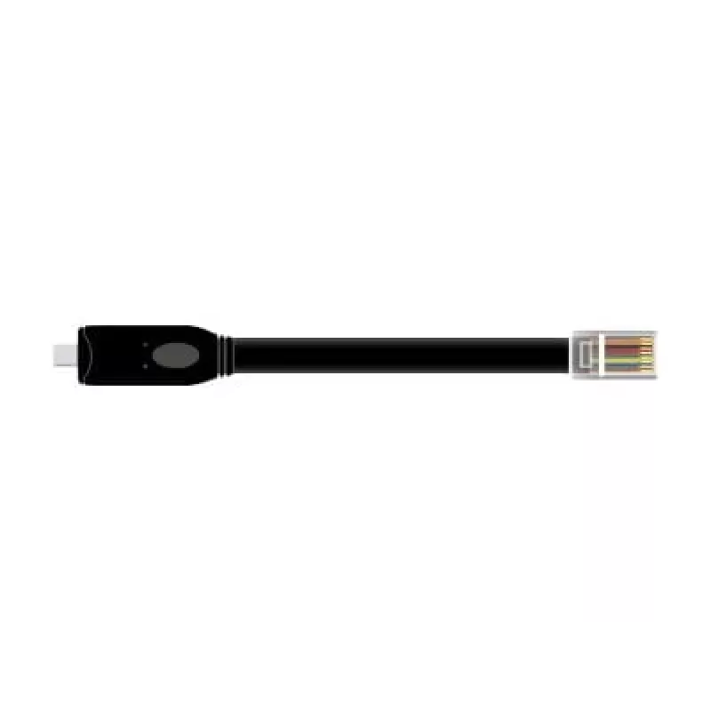 DeLock - Serieller Adapter - USB-C - RS-232 x 1 - Schwarz (63912)