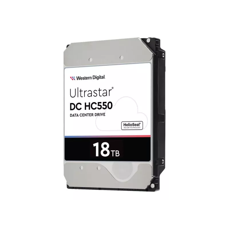 Western Digital Ultrastar DC HC550 18 TB 3,5 Zoll SAS 12 Gb/s Enterprise-Festplatte (HDD), 7200 U/min, 512 MB (0F38353 / WUH721818AL5204)