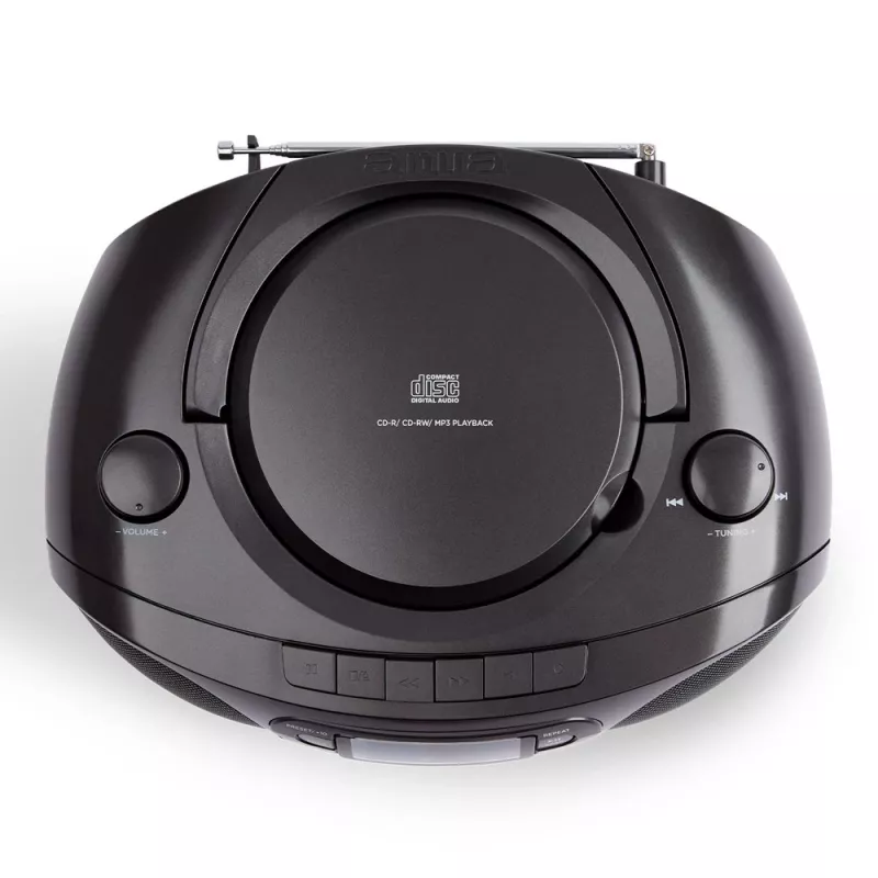 Tragbares Stereo-System Aiwa BBTC-550BK Digital 6 W FM PLL Schwarz