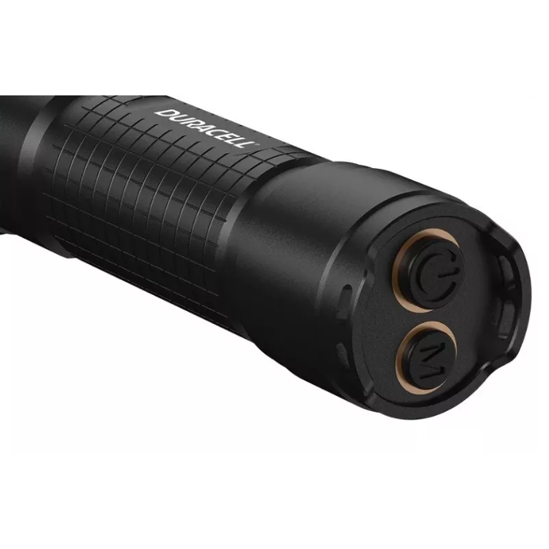 Taschenlampe Duracell DF2500R — schwarz, wiederaufladbare Handlampe